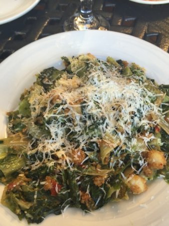 Francesca's Cucina signature dishes Utica GreensPork BraciolaLobster Ravioli